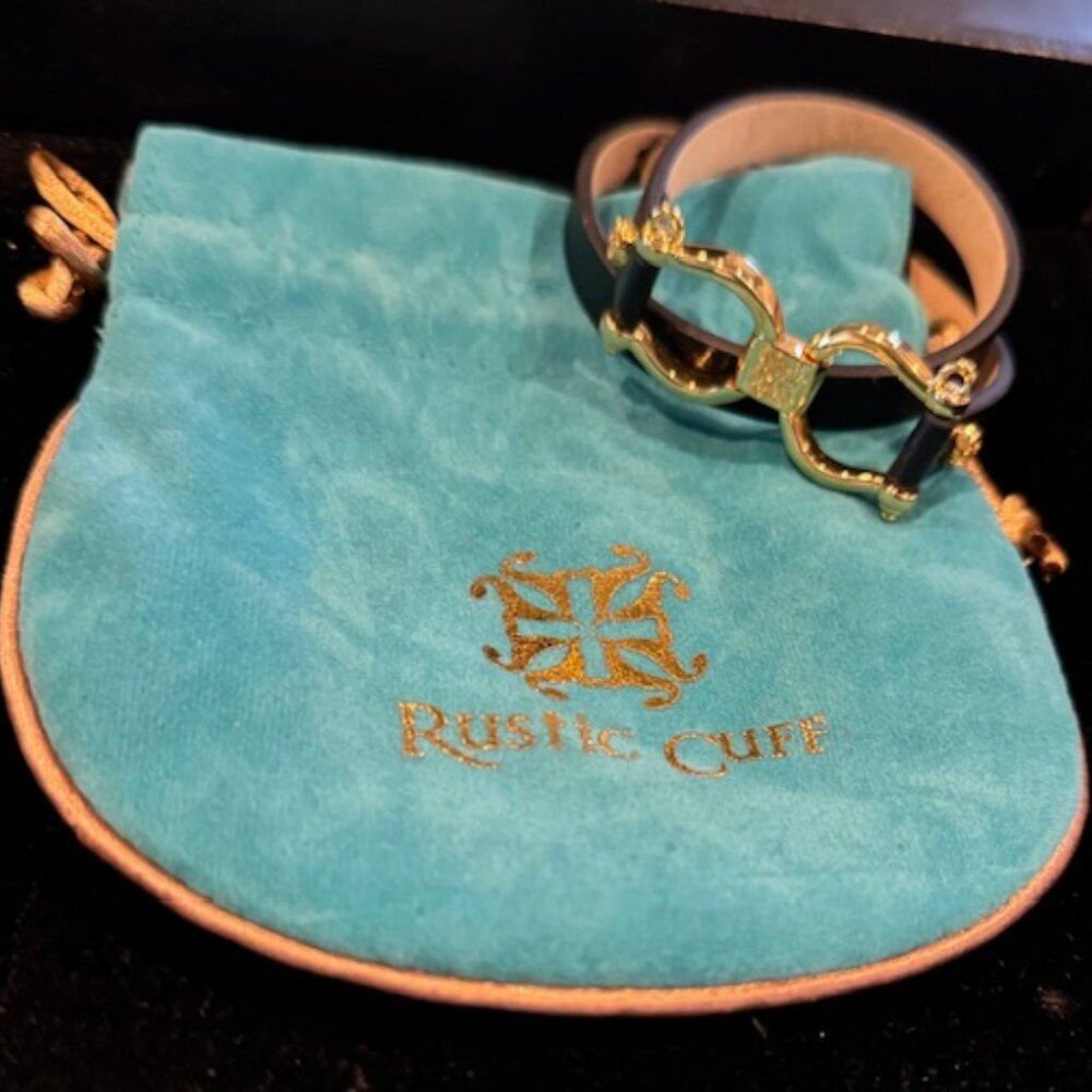 Rustic Cuff Double Wrap bracelet